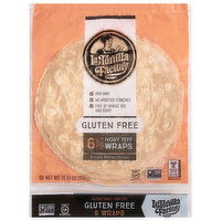 La Tortilla Factory Ivory Teff Wraps, Gluten Free, Ancient Grain, 6 Each