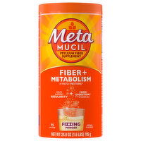 Metamucil Psyllium Fiber Supplement, Citrus Flavored, 24.9 Ounce