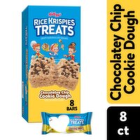 Rice Krispies Treats Marshmallow Snack Bars, Chocolatey Chip Cookie Dough, 6.2 Ounce