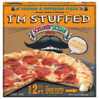 Screamin' Sicilian Pizza Co. Pizza, I'm Stuffed, Sausage & Pepperoni, 23.25 Ounce