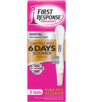 First Response Digital Pregnancy Test with Due Date Calculator, 2 Each