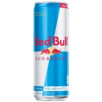 Red Bull Sugar Free Energy Drink, 114mg Caffeine, 12 Fluid ounce