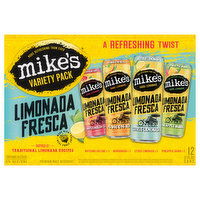 Mike's Limonada Fresca Hard Lemonade, Variety Pack, 12 Each