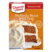 Duncan Hines Signature Cake Mix, Spice Cake, Perfectly Moist, 15.25 Ounce