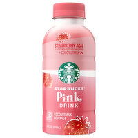 Starbucks Pink Drink Strawberry Acai Coconutmilk Beverage, 14 Fluid ounce
