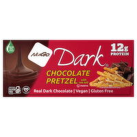 NuGo Dark Chocolate Pretzel with Sea Salt Protein Bar, 12 Each