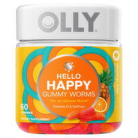 Olly Hello Happy, Tropical Zing, Gummies, 60 Each