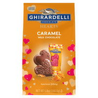 Ghirardelli Milk Chcolate, Hearts, Caramel, 5.8 Ounce