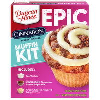 Duncan Hines Epic Muffin Kit, Cinnabon, 1 Each