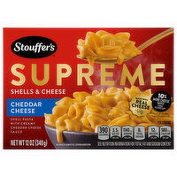 Stouffer's Shells & Cheese, Cheddar Cheese, Supreme, 12 Ounce