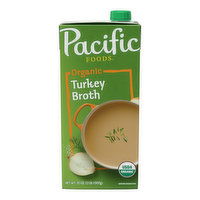 Pacific Foods Organic Turkey Broth, 32 Ounce