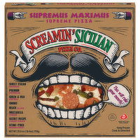 Screamin' Sicilian Pizza Co. Pizza, Supremus Maximus, 25 Ounce