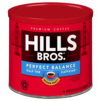 Hills Bros. Premium Ground Medium Roast Perfect Balance Coffee, 23 Ounce