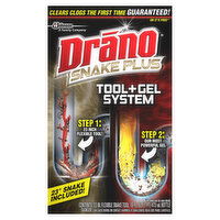 Drano Snake Plus Tool + Gel System, 1 Each