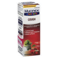 Mucinex Cough, Cherry, Liquid, Children's, 4 Ounce