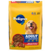 Pedigree Food for Dogs, Grilled Steak & Vegetable Flavor, Adult, 18 Pound