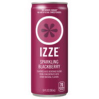 Izze Juice Beverage, Sparkling, Blackberry, 8.4 Fluid ounce