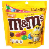 M&M's Chocolate Candies, Peanut, Grab n Go Size, 5 Ounce