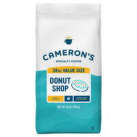 Cameron's Coffee, Whole Bean, Medium Roast, Donut Shop, Value Size, 28 Ounce