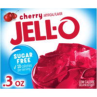 Jell-O Cherry Sugar Free Gelatin Dessert Mix, 0.3 Ounce