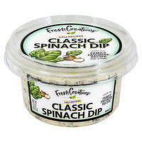 Fresh Creations Deli Recipes Dip, Spinach, Classic, 11 Ounce