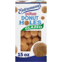 Entenmann's Pop'ems Shelf-Stable Glazed Donut Holes, 15 oz, 15 Ounce