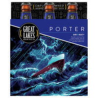 Great Lakes Brewing Co. Beer, Porter, Dark & Roasty, 6 Each