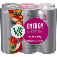 V8® +Energy® Wild Berry Juice Energy Drink, 48 Fluid ounce