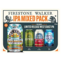 Firestone Walker Beer, West Coast IPA, Mixed Pack, 12 Each