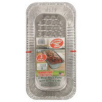 Handi-Foil Meal Prep Pans, with Board Lids, 3 Pack, 3 Each