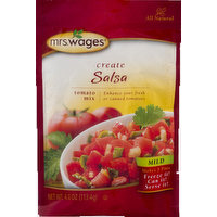 Mrs. Wages Mrs. Wages Salsa Tomato Mix Mild, 4 Ounce