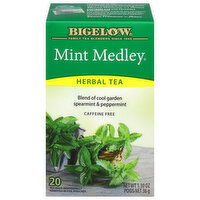 Bigelow Caffeine Free Mint Medley Herbal Tea, 20 Each