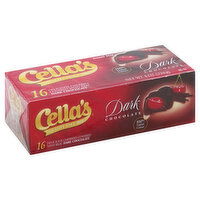 Cella's Cherries, Dark Chocolate, 16 Each