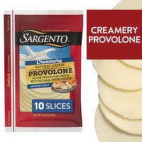 SARGENTO Sargento® Creamery Sliced Provolone Natural Cheese, 10 slices, 6.33 Ounce