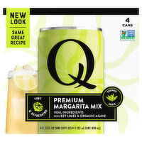 Q Premium Margarita Mix, 4 Each