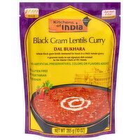 Kitchens of India Dal Bukhara, Black Gram Lentils Curry, Mild, 10 Ounce