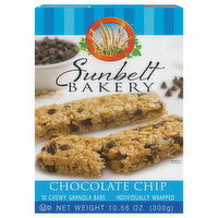 Sunbelt Bakery Granola Bars, Chocolate Chip, Chewy, 10 Each