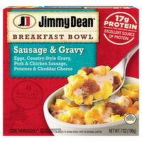 Jimmy Dean Breakfast Bowl, Sausage & Gravy, 7 Ounce