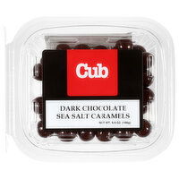Cub Dark Chocolate Sea Salt Caramels, 5.5 Ounce