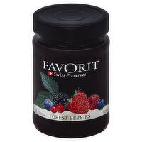 Favorit Preserves, Swiss, Forest Berries, 12.3 Ounce