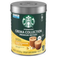 Starbucks Coffee Beverage, Premium Instant, Crema Collection, Madagascar Vanilla, 7.12 Ounce