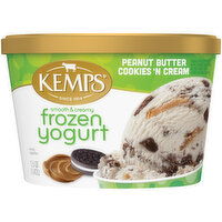 Kemps Frozen Yogurt, Peanut Butter Cookies 'N Cream, 1.5 Quart