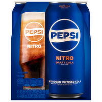 Pepsi Nitro Draft Cola, 4 Each