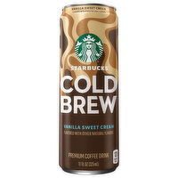 Starbucks Cold Brew Premium Vanilla Sweet Cream Coffee Drink, 11 Fluid ounce