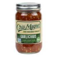 Chip Magnet Garlicious Salsa, 16 Ounce