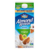Blue Diamond Almond Breeze Dairy-Free Original Almondmilk, 0.5 Gallon