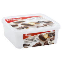 Delizza Eclairs, Belgian Custard Cream, Mini, 30 Each