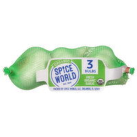 Spice World Garlic, Organic, Fresh, 3 Each