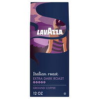 Lavazza Coffee, Ground, Extra Dark Roast, Italian Roast, 12 Ounce