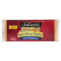 Sargento Cheese, Extra Sharp Cheddar, 7 Ounce